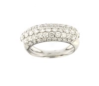 Anello Soranzo Gioielli Donna Fedina/Riviera in Oro bianco Diamante 1.68 Ct NP10371923 - NP10371923